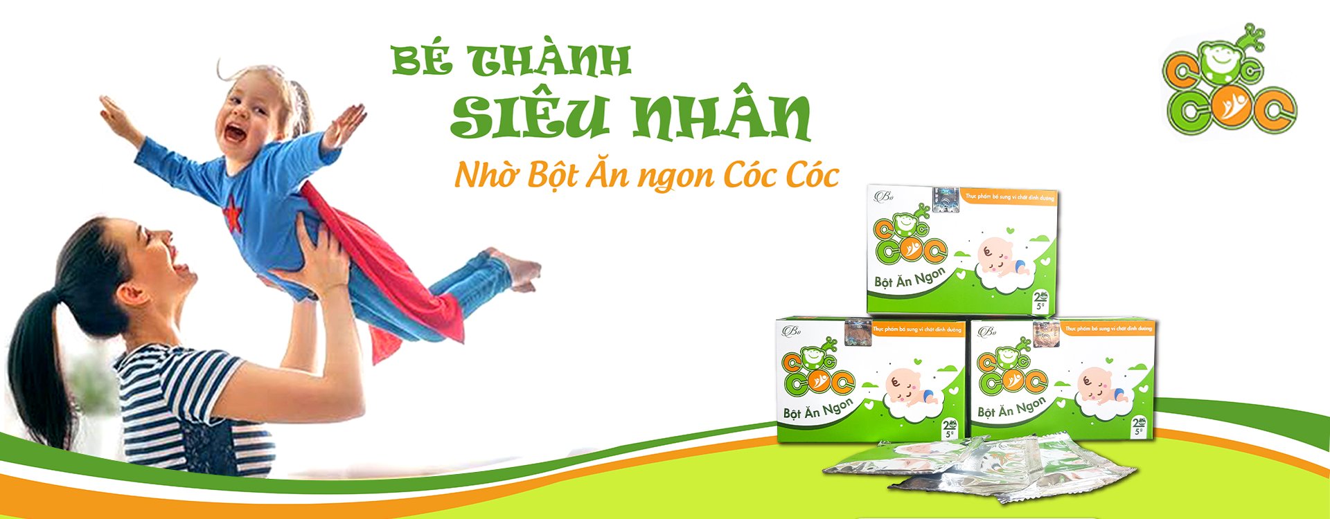 Bột ăn ngon cóc cóc